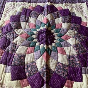 Stunning handmade cottagecore quilted wall hanging ❤️